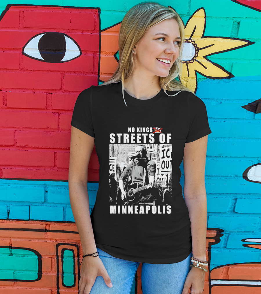 No Kings Streets Of Minneapolis Pruce Springsteen T-Shirt