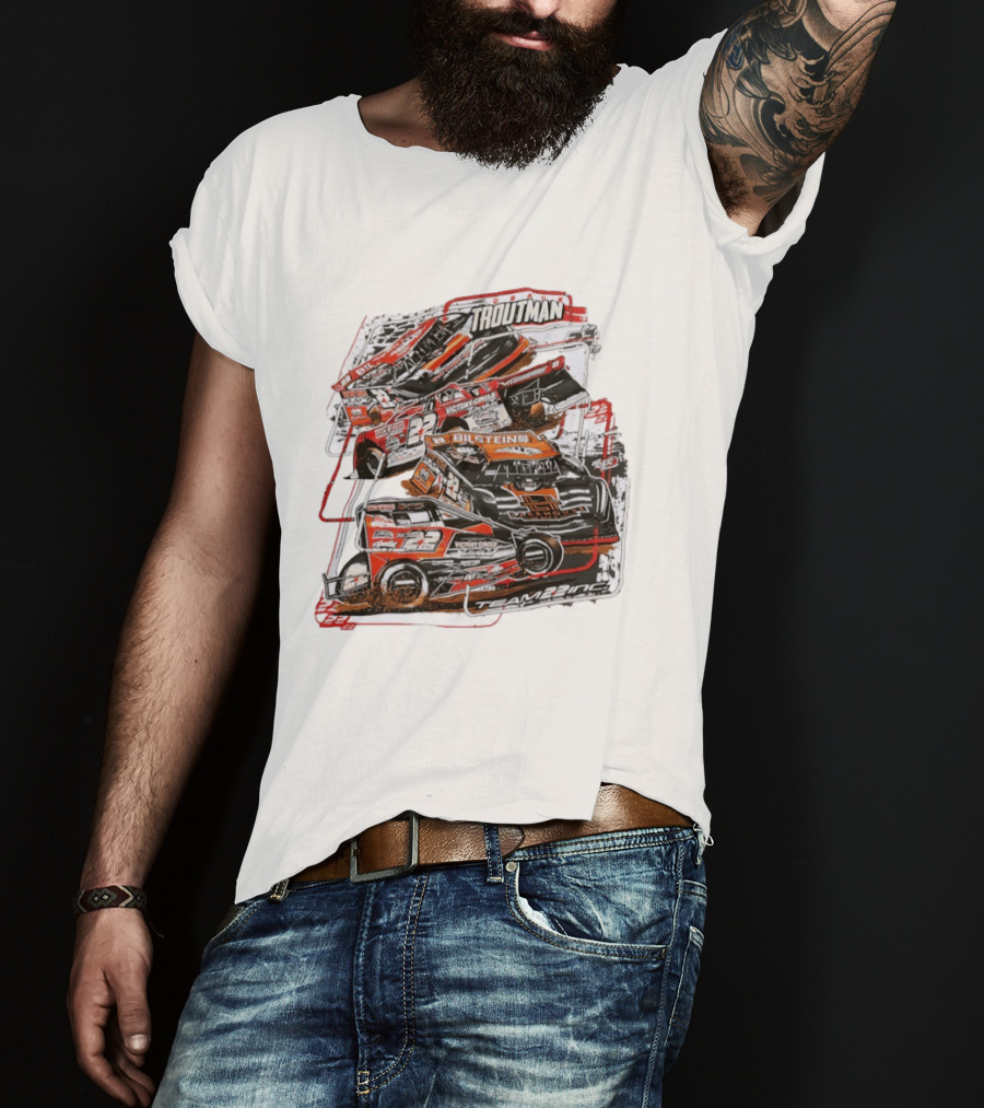 Drake Troutman 22 Racing Bilstein Team 22 Inc Victory Circle T-Shirt
