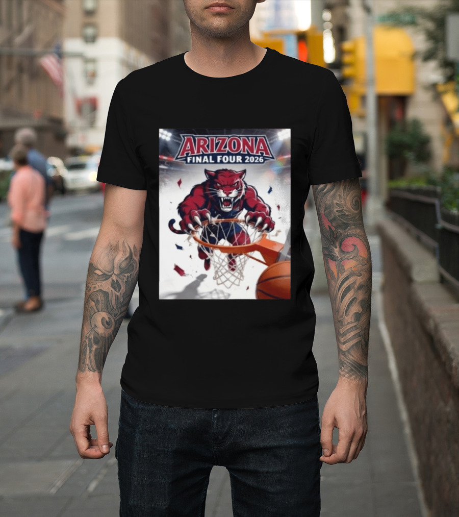 Arizona Wildcats Final Four 2026 Basketball Game Day Wildcat T-Shirt