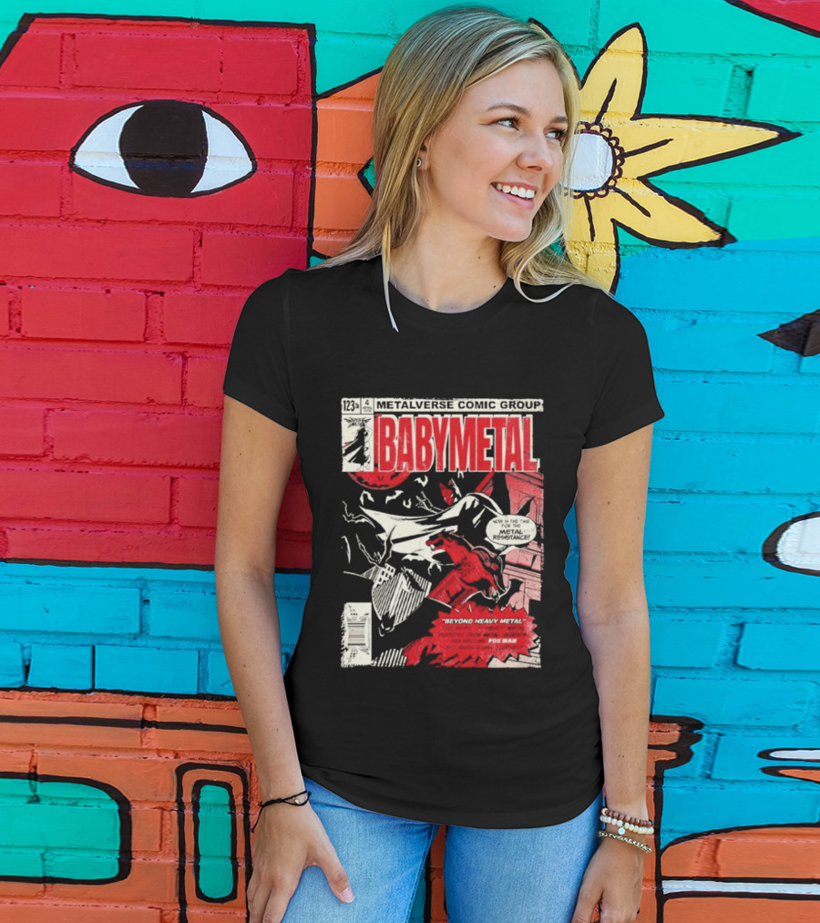 Babymetal Metalverse Comic Group 2026 Fox Man T-Shirt