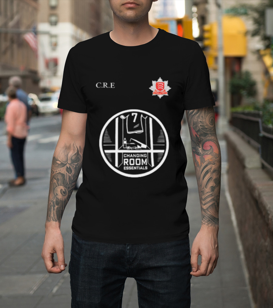 C.R.E Changing Room Essentials 7 Sports Locker Jersey T-Shirt