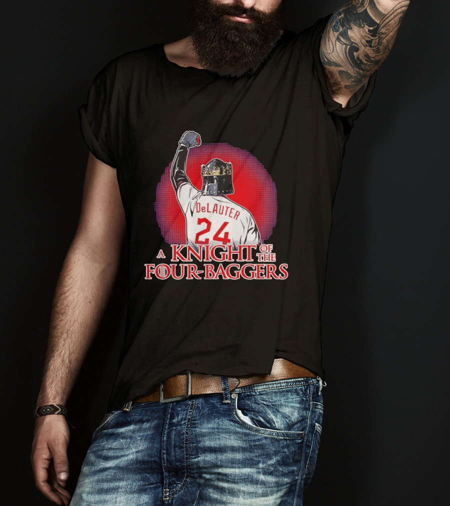 Chase DeLauter 24 A Knight Of The Four Baggers T-Shirt