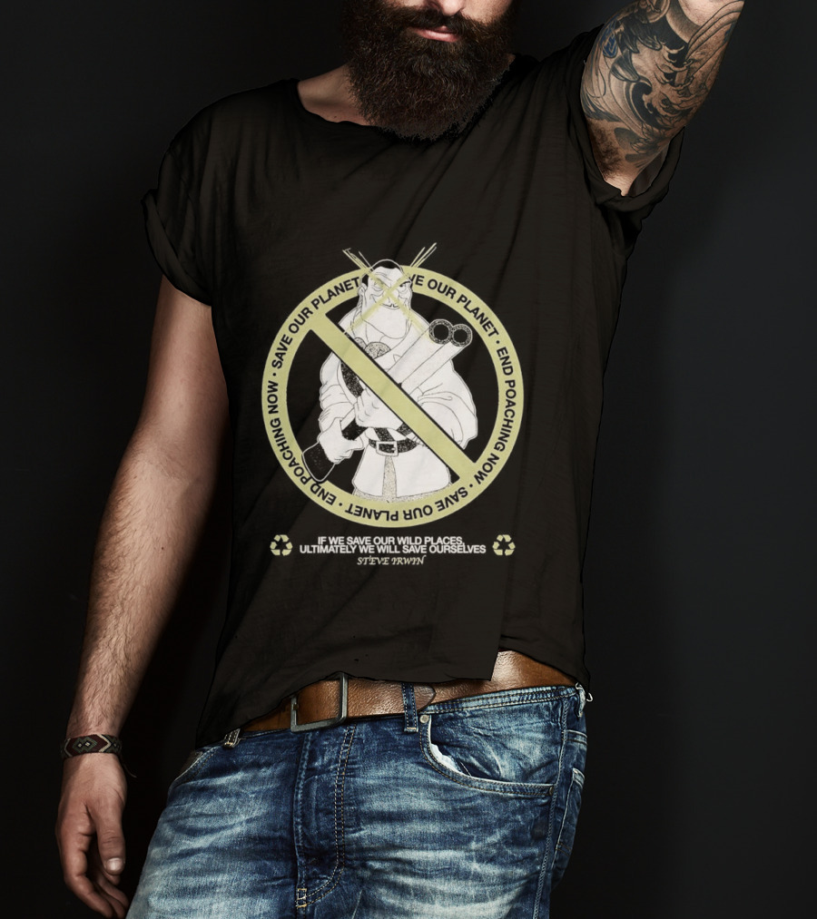 Percival C McLeach The Rescuers Down Under End Poaching Now Save Our Planet T-Shirt