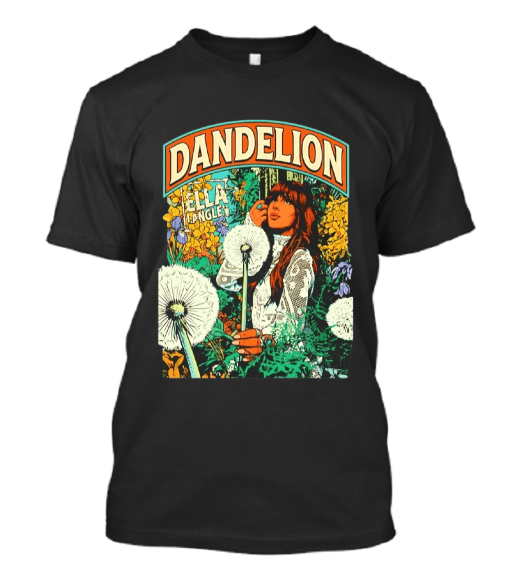 Dandelion Ella Langley Vintage Floral Aesthetic T-Shirt