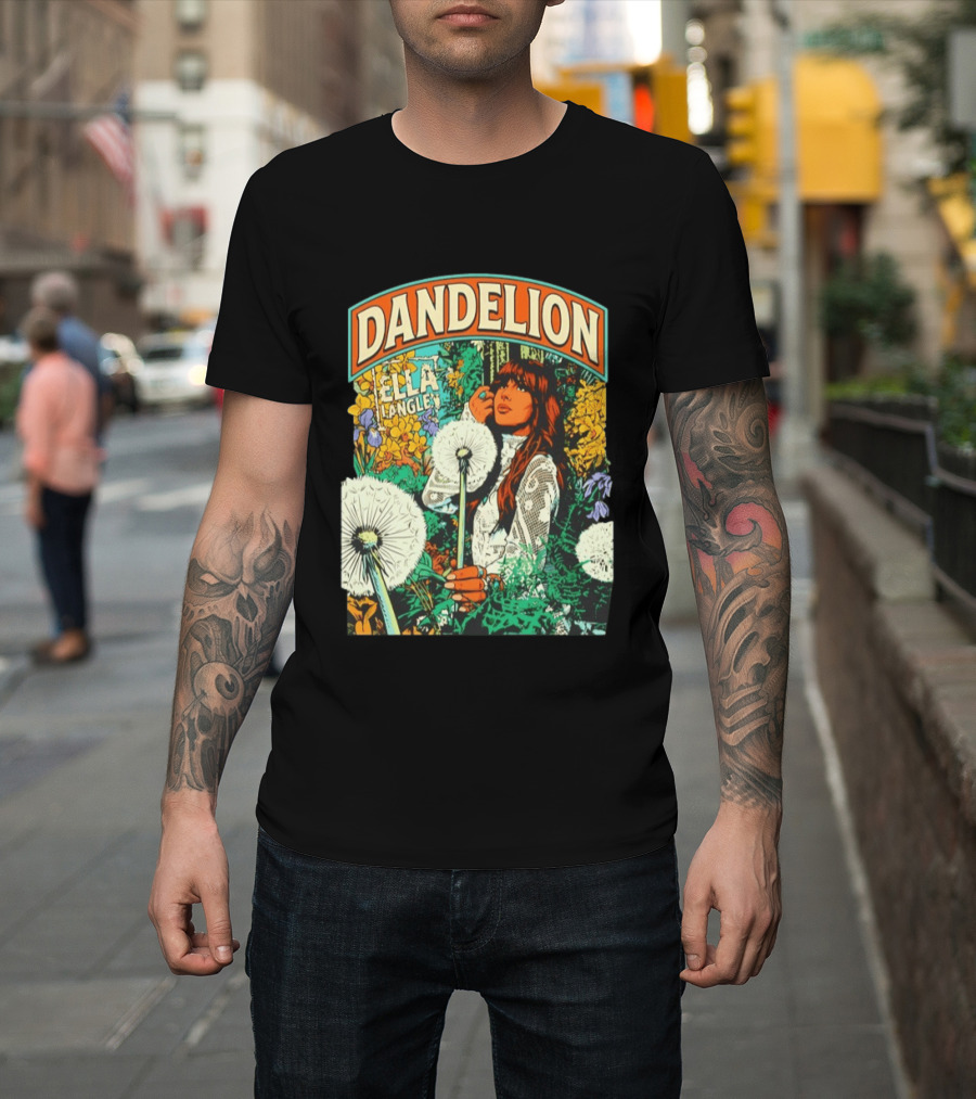 Dandelion Ella Langley Vintage Floral Aesthetic T-Shirt