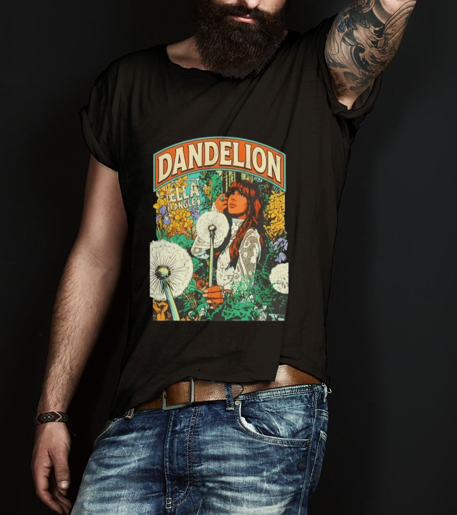 Dandelion Ella Langley Vintage Floral Aesthetic T-Shirt