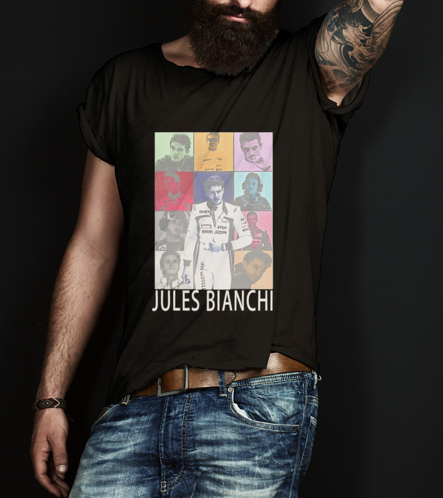 Jules Bianchi Legend The Eras Tour QNet Marussia Racing Hero Remembered T-Shirt