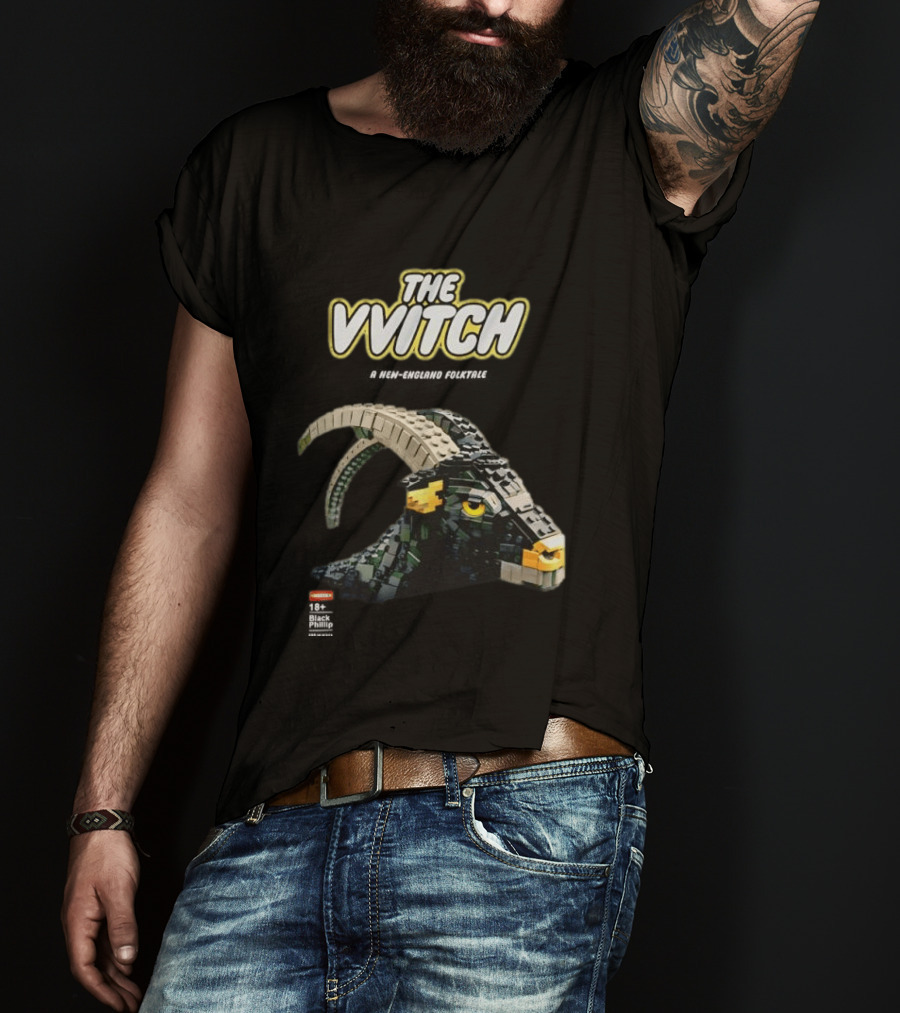 The VVitch Lego Black Phillip New England Folktale T-Shirt
