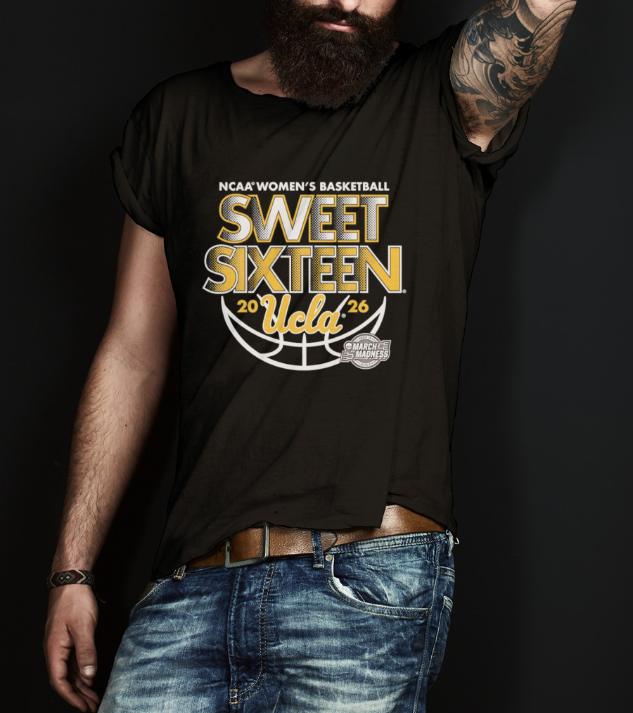 NCAA Women's Basketball Sweet Sixteen 2026 UCLA Bruins T-Shirt