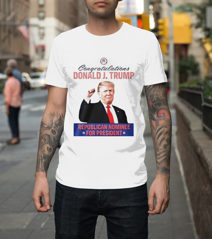 Donald J Trump Republican Nominee for President Conservatives T-Shirt