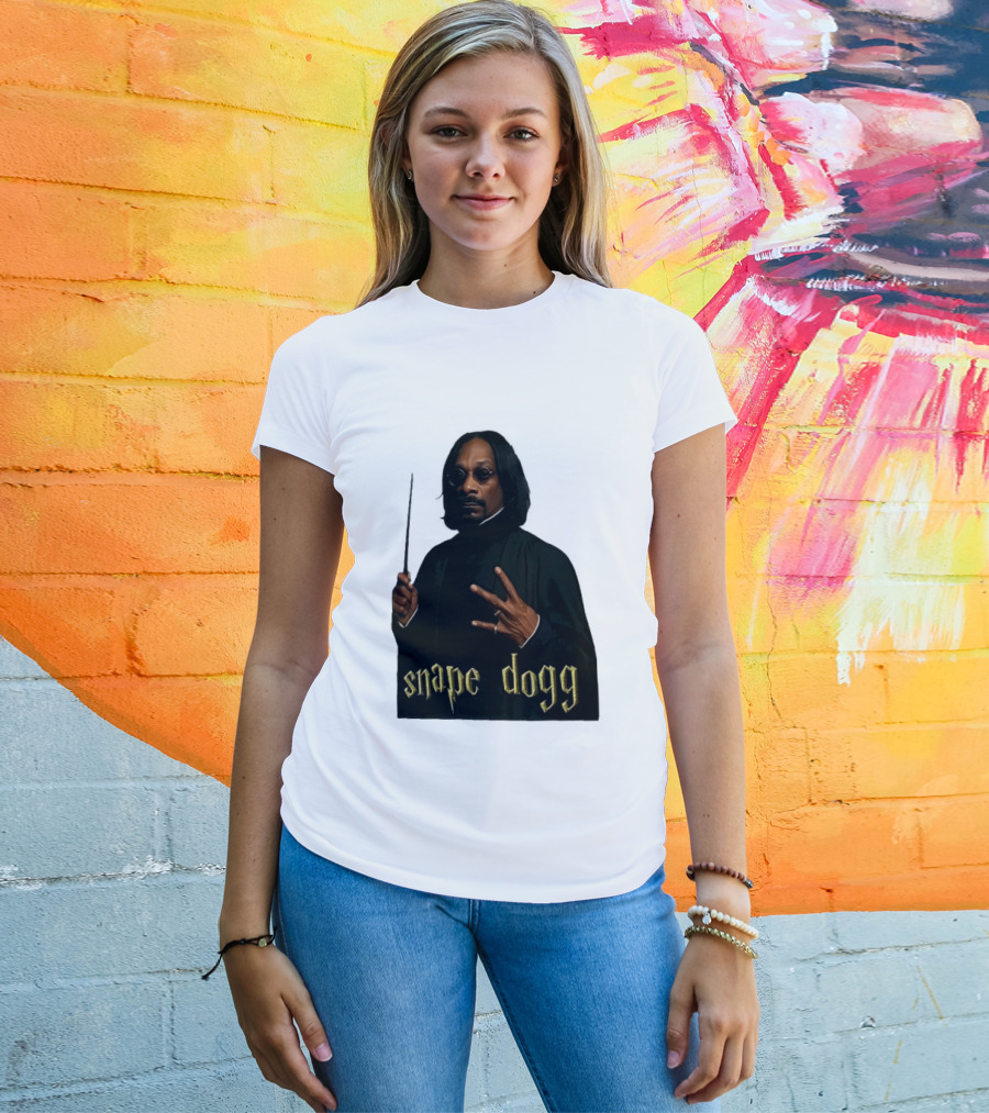 Snape Dogg Snoop Dogg Wizard Mashup Humor T-Shirt