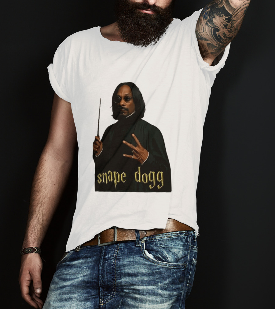 Snape Dogg Snoop Dogg Wizard Mashup Humor T-Shirt