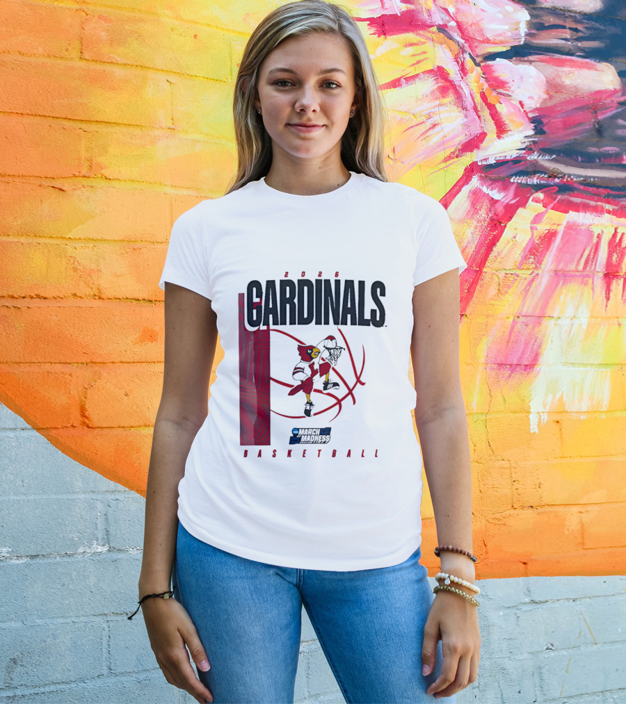 2026 Cardinals March Madness Basketball NCAA T-Shirt