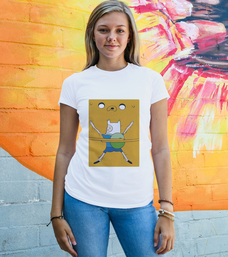 Adventure Time Finn And Jake Bro Hug T-Shirt