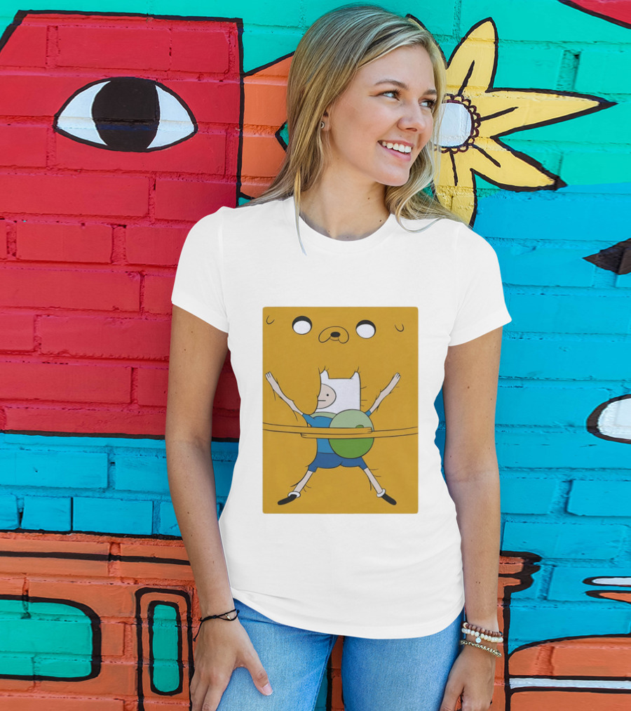 Adventure Time Finn And Jake Bro Hug T-Shirt