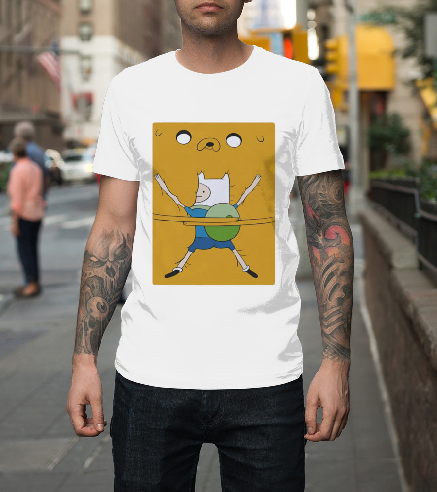 Adventure Time Finn And Jake Bro Hug T-Shirt