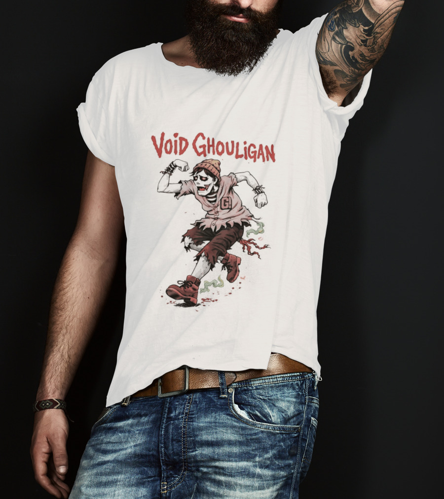 Void Ghouligan Zombie Halloween Character Running T-Shirt