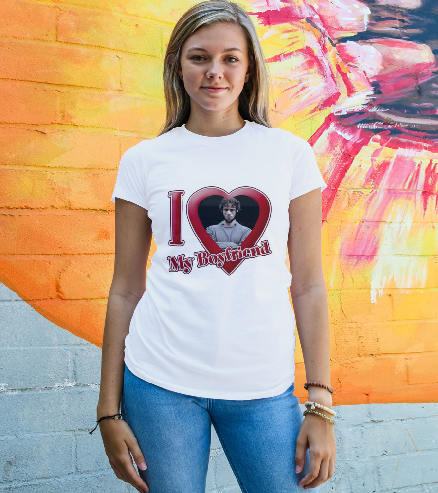 I Love My Boyfriend Will Graham Heart Image T-Shirt