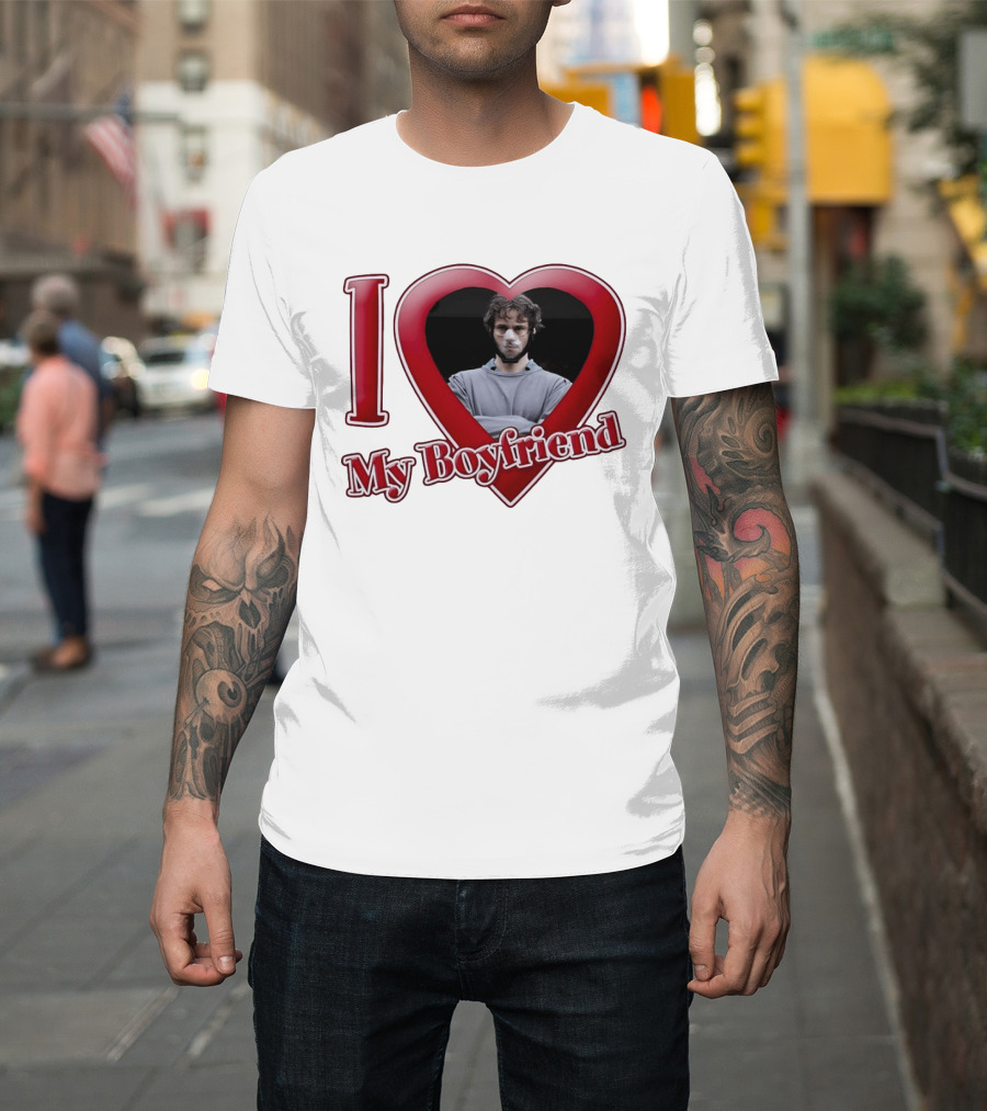 I Love My Boyfriend Will Graham Heart Image T-Shirt