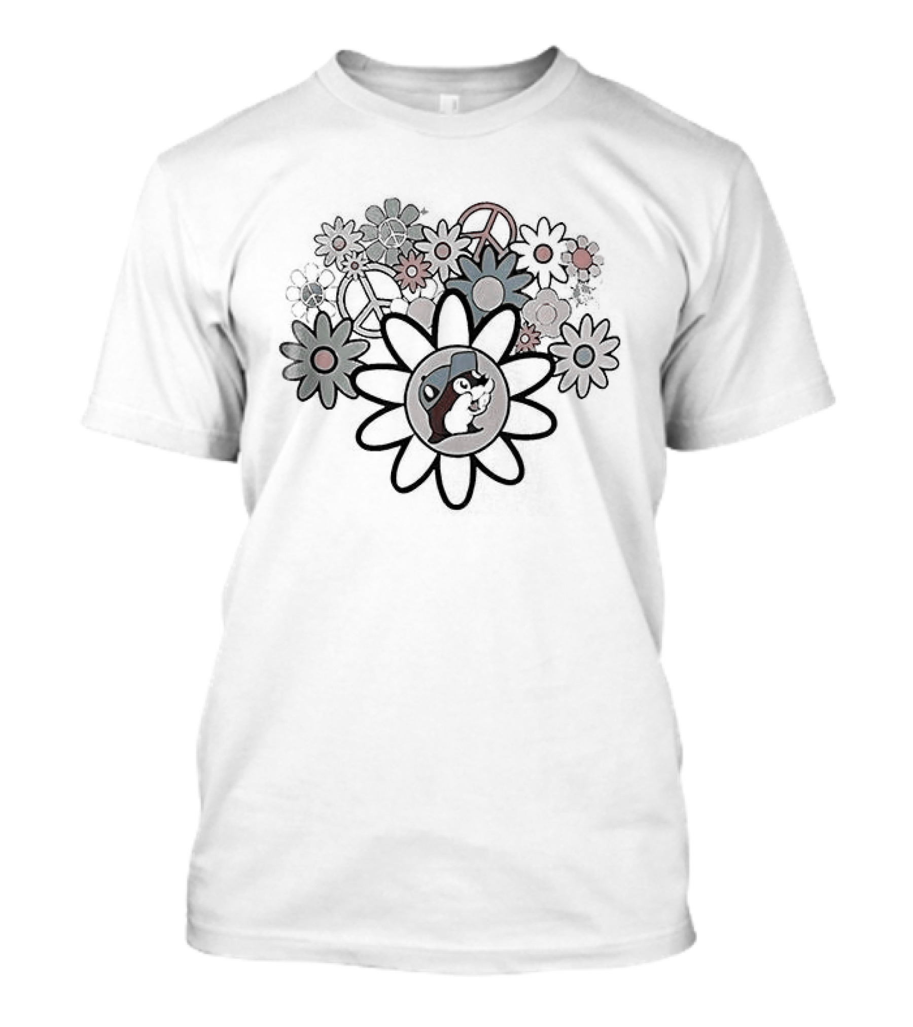 Buc Ees I Deserve A Little Treat St Patrick Day Peace Flowers T-Shirt
