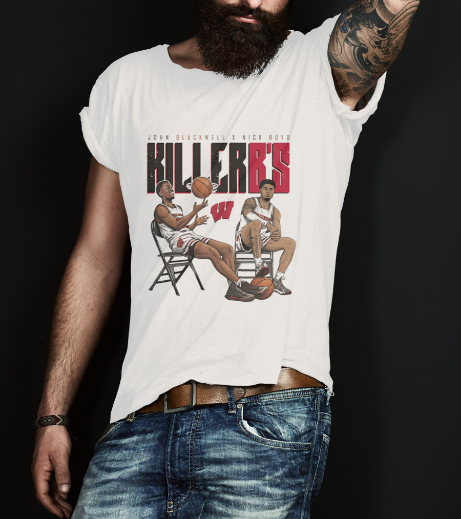 John Blackwell Nick Boyd Wisconsin Killer B's Basketball Duo T-Shirt