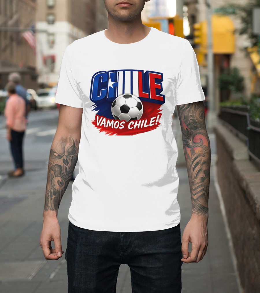 Chile Vamos Chile Soccer Enthusiast Spirit T-Shirt