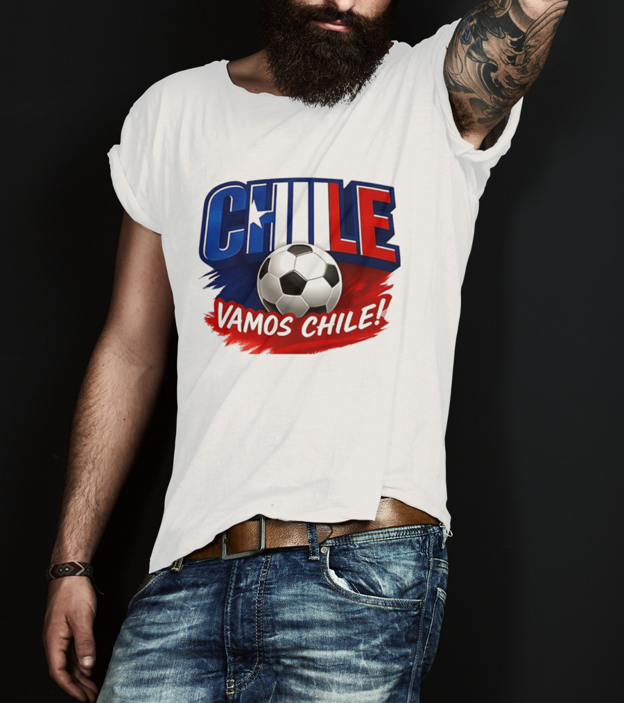 Chile Vamos Chile Soccer Enthusiast Spirit T-Shirt