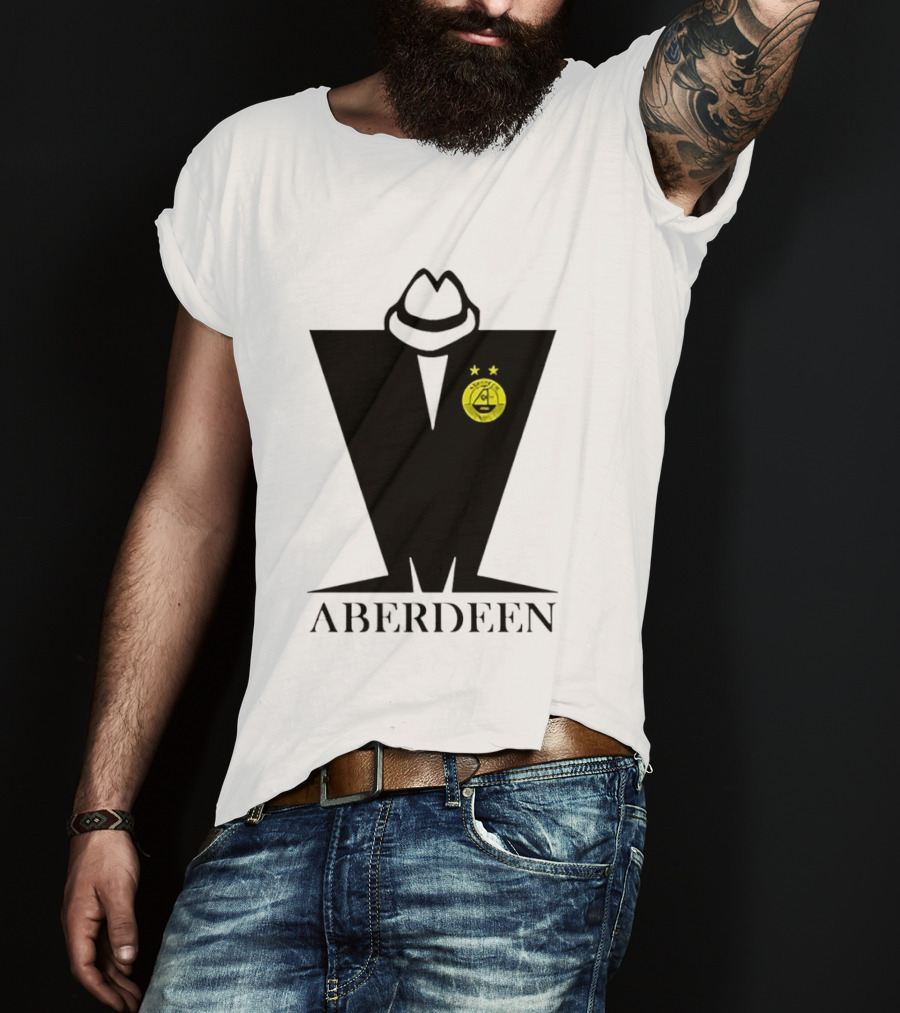 Nutty M Aberdeen FC Football Badge Fedora T-Shirt