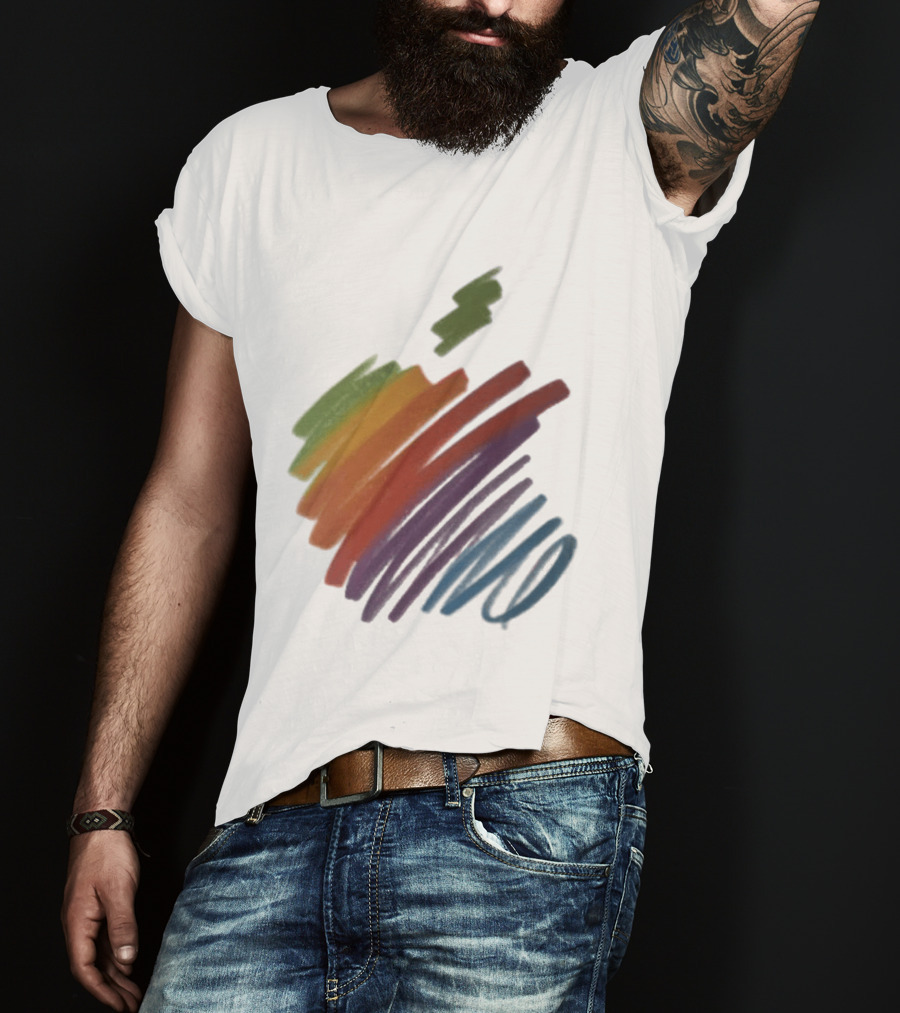 Apple 50th Anniversary Rainbow Logo Classic Multicolor 2026 T-Shirt
