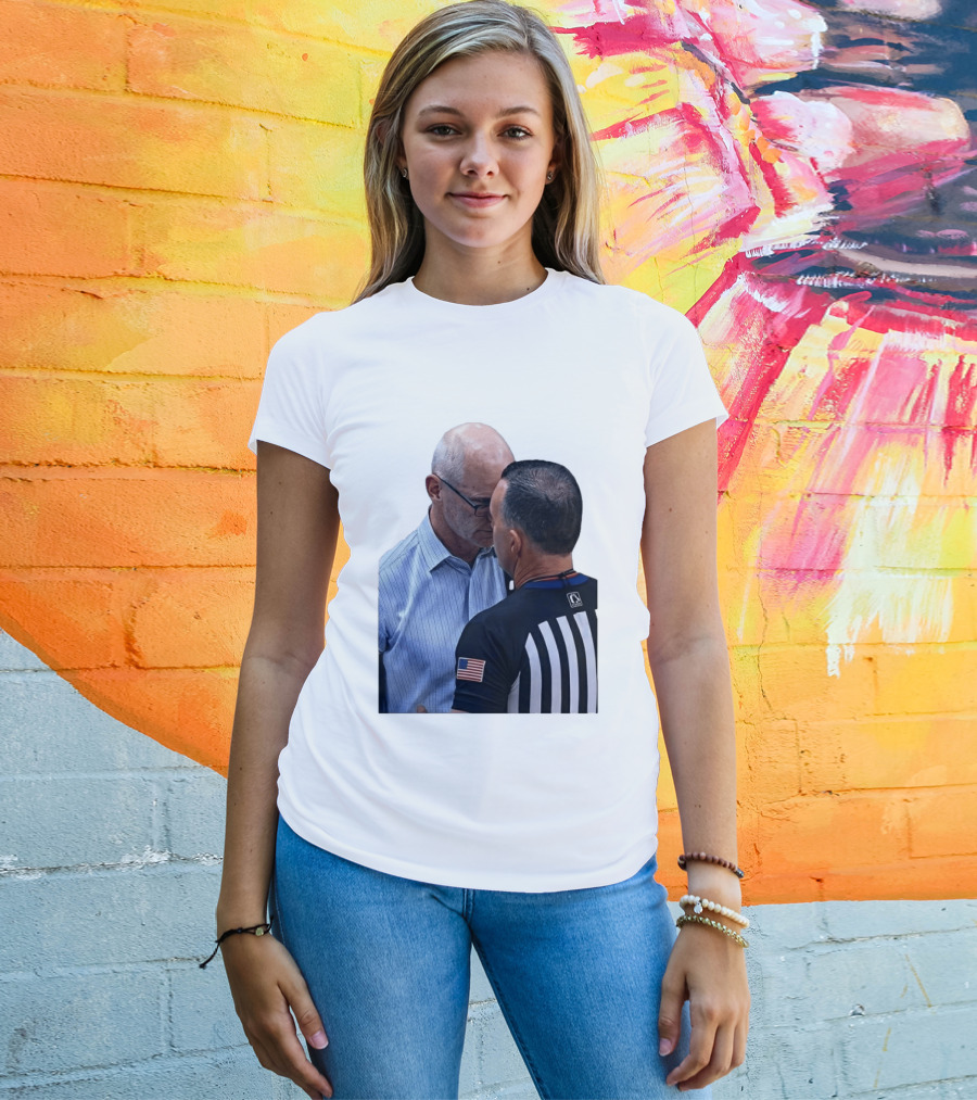 Dan Hurley Uconn Huskies Headbutt Confrontation With Referee Basketball Moment T-Shirt