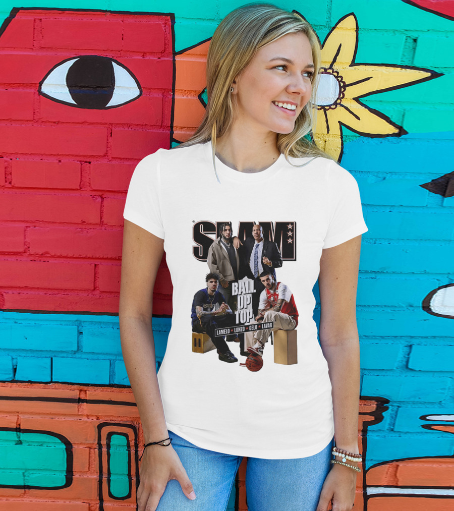 Slam Ball Up Top LaMelo Lonzo Gelo LaVar T-Shirt