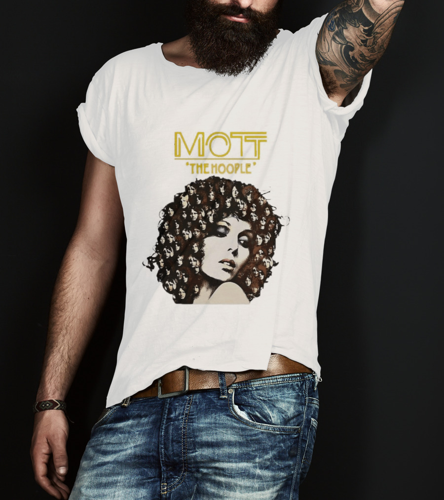 Mott The Hoople Iconic Hair Portrait With Faces T-Shirt