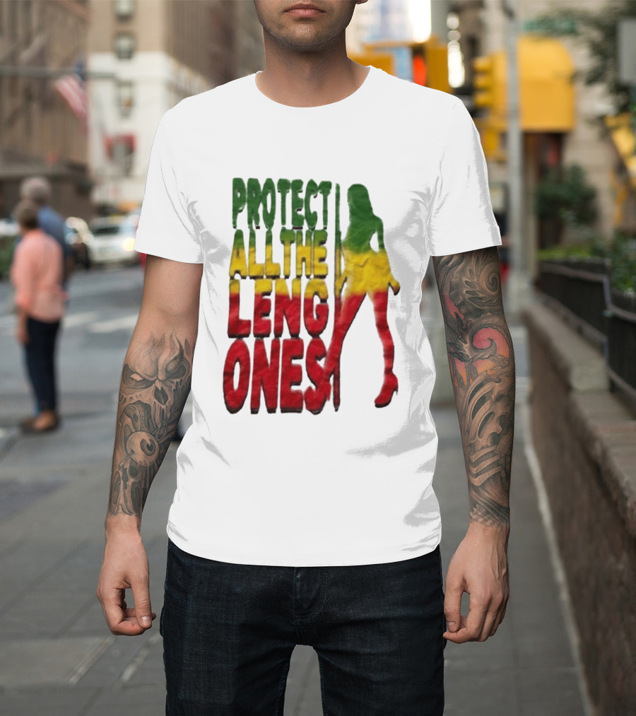 Protect All The Leng Ones Rasta T-Shirt