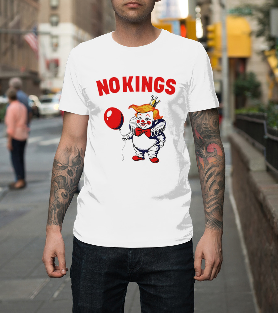 NOKINGS Trump Clown Red Balloon Crown T-Shirt