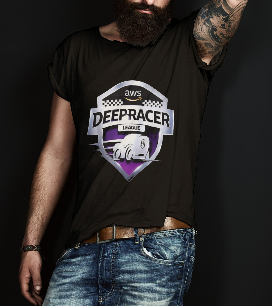 AWS DeepRacer League Shield Emblem Racing Championship T-Shirt