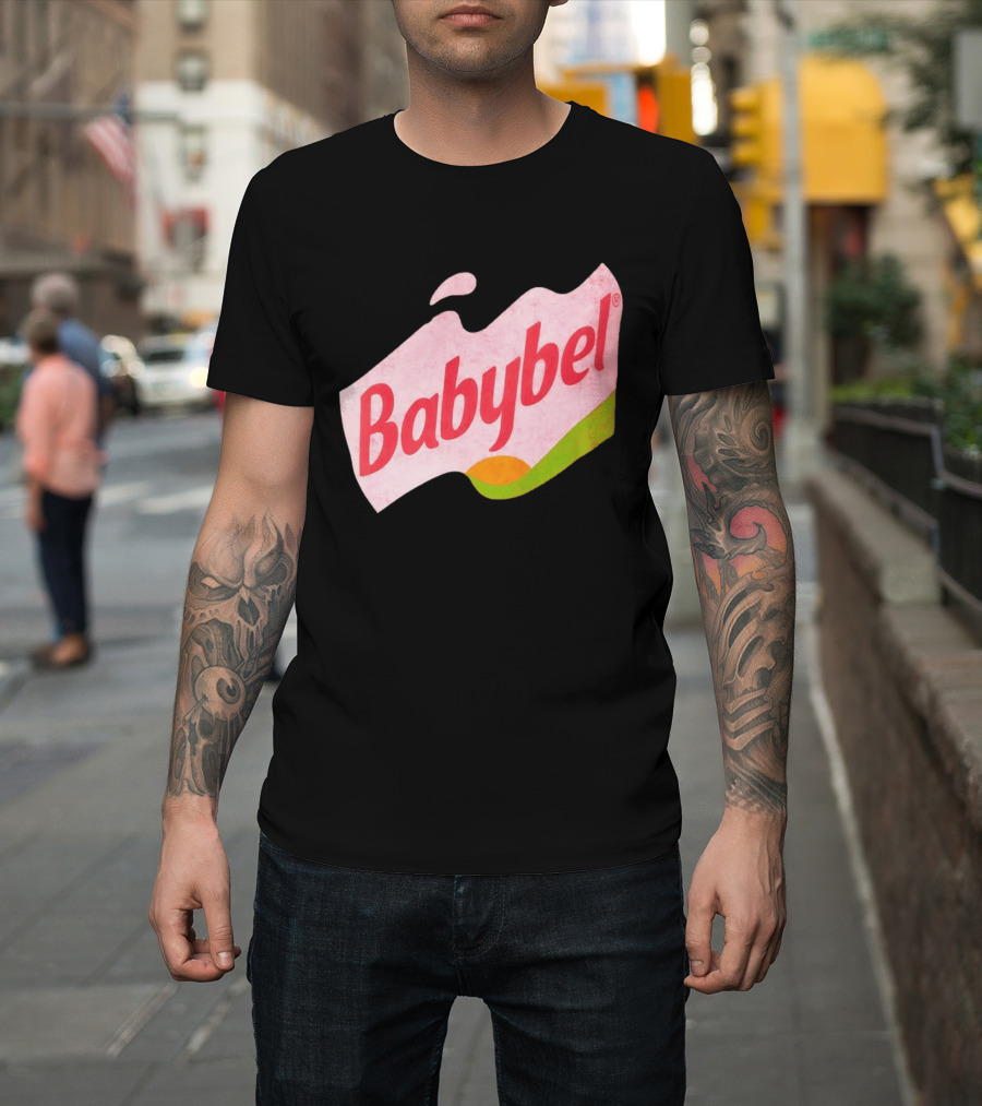 Babybel Snack Cheese Retro Style Branding T-Shirt