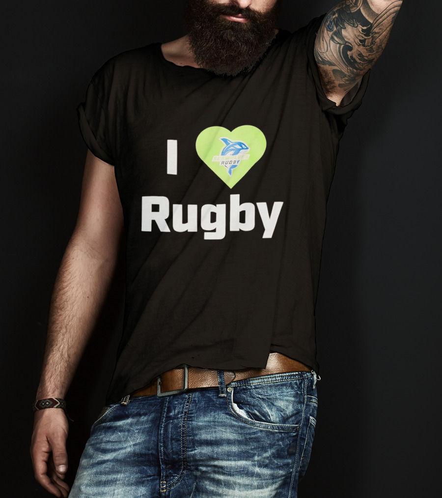 I Love Rugby Seattle Seawolves Heart T-Shirt