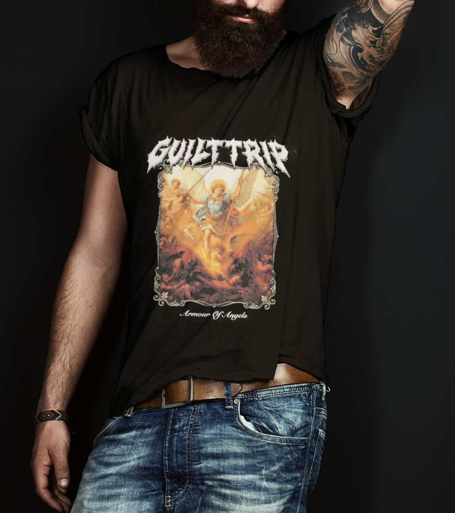Guilt Trip Armour Of Angels Album Bundle Cover Archangel T-Shirt