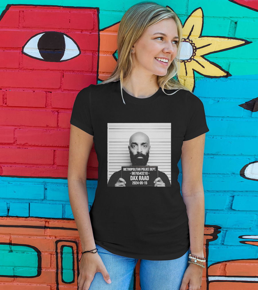Metropolitan Police Dept Dax Raad 9876543210 Shot 2024 05 15 T-Shirt