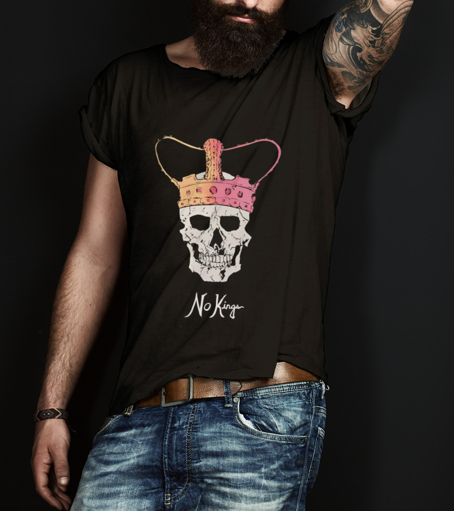 Skull No Kings Horror Crown T-Shirt