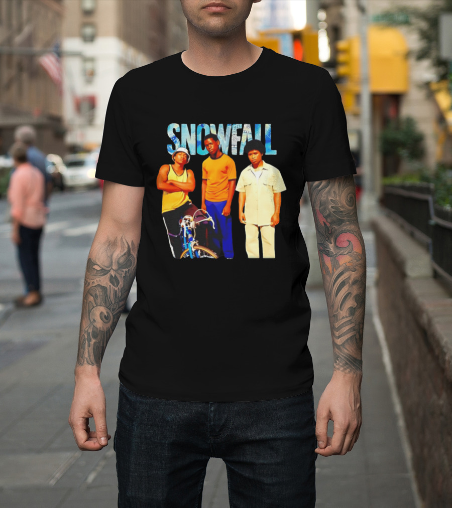 Snowfall 2017 TV Series Damson Idris Carter Hudson Gail Bean Actors T-Shirt