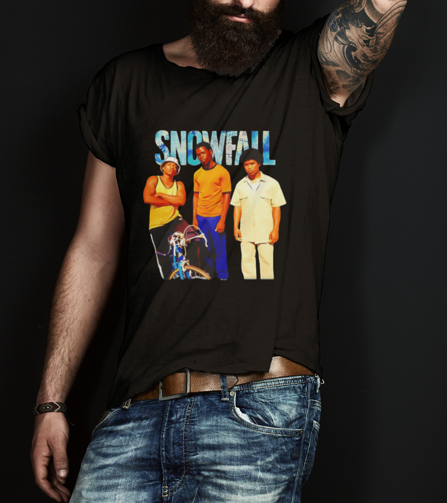 Snowfall 2017 TV Series Damson Idris Carter Hudson Gail Bean Actors T-Shirt