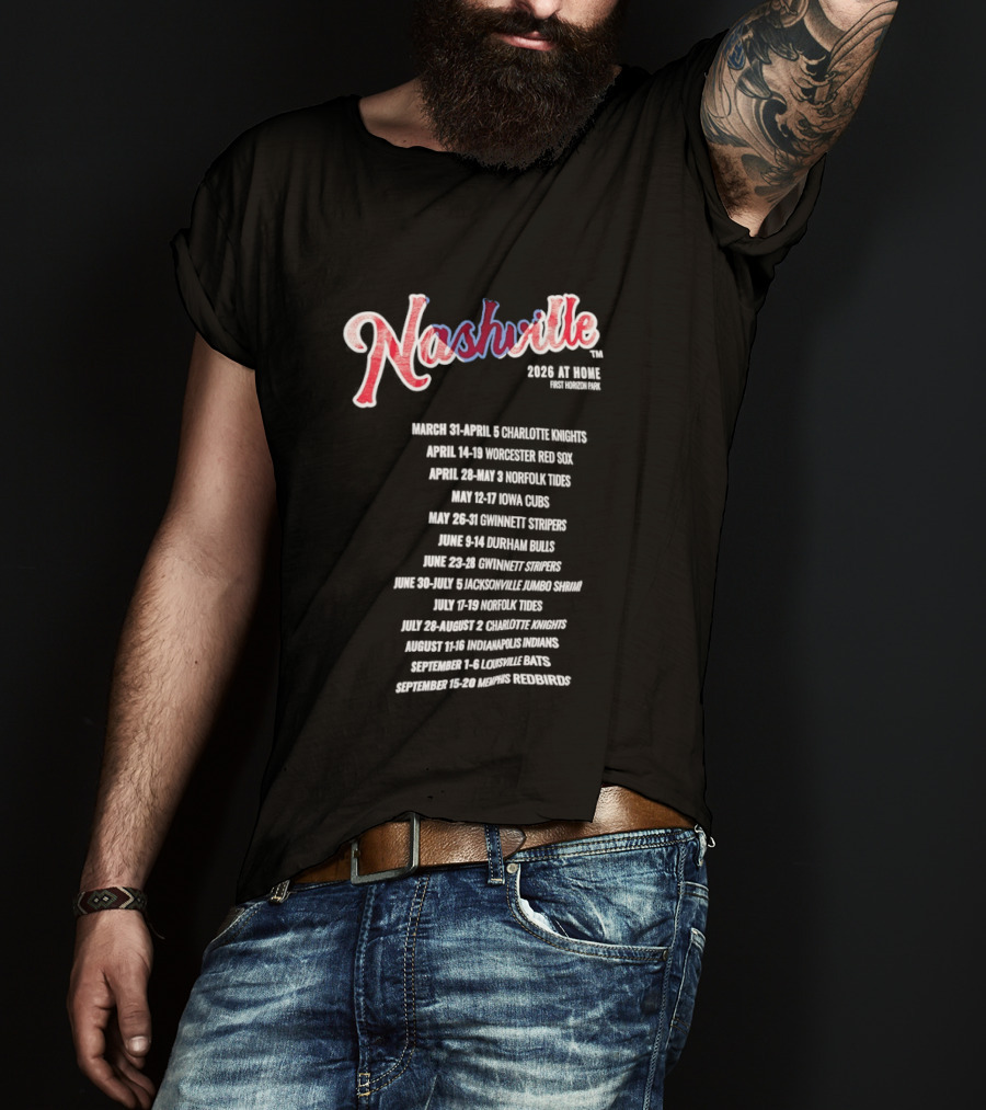 Nashville Home Show 2026 First Horizon Park Tour Dates And Locations T-Shirt