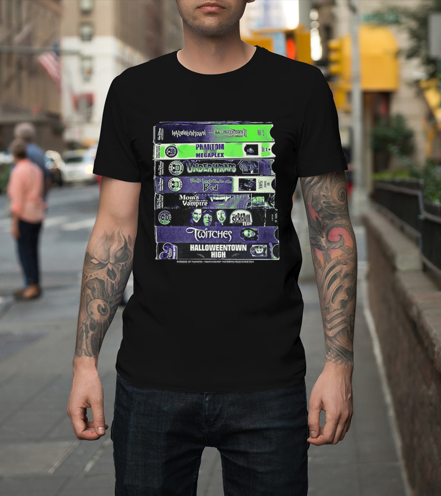 Halloweentown Movie Collection VHS Tapes Disney Channel Halloween Classics T-Shirt