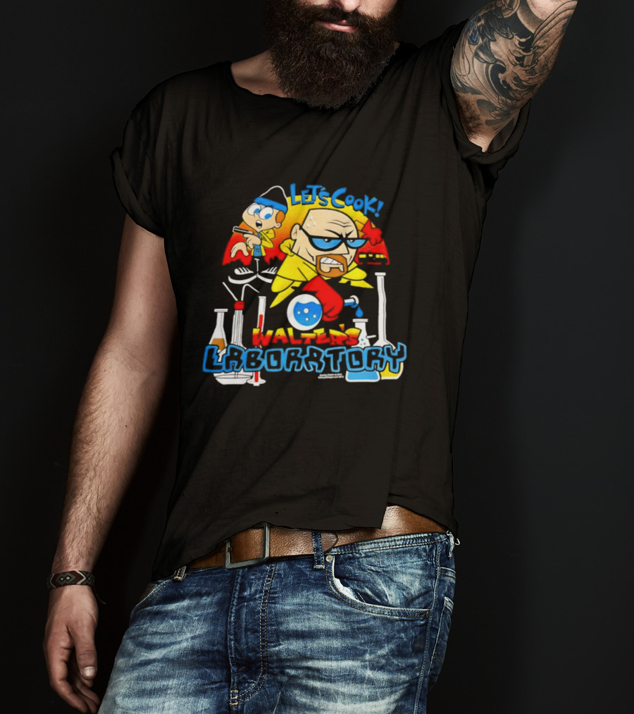 Walter's Laboratory Let's Cook Dexter's Lab Cartoon T-Shirt
