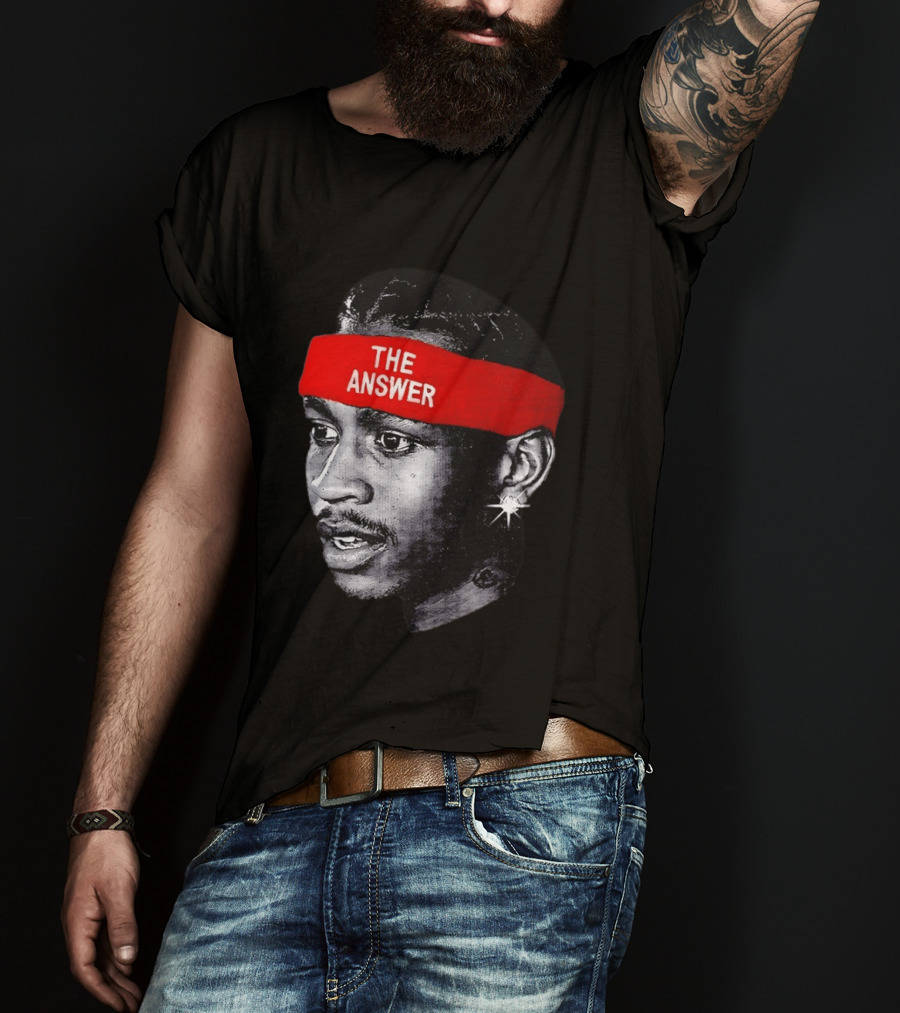Allen Iverson The Answer Basketball Legend T-Shirt