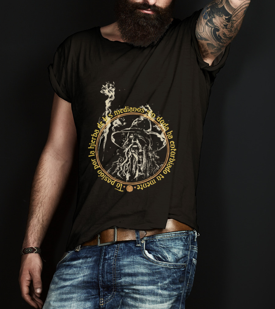 Gandalf Tu Pasion Por La Hierba De Los Medianos Sin Duda Ha Enturbiado Tu Mente T-Shirt