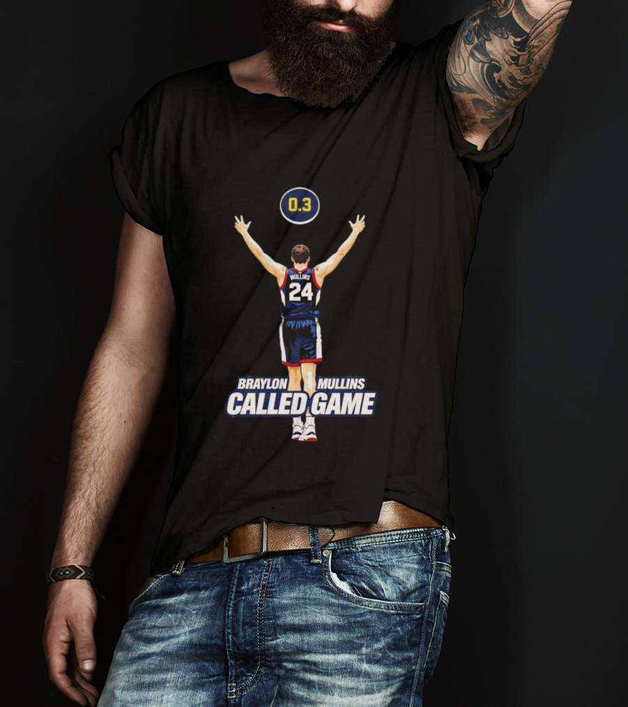 Braylon Mullins Iconic 0.3 Second Basketball Victory Called Game T-Shirt