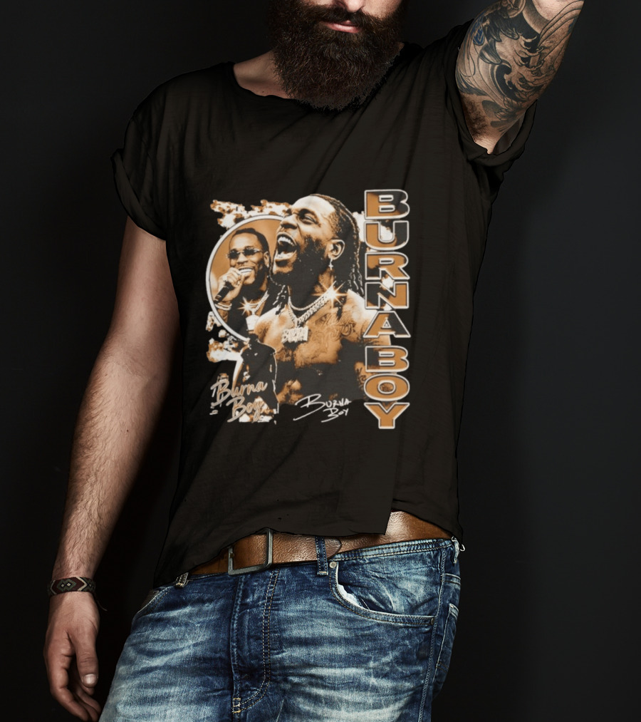 Burna Boy Iconic Music Lover Fan Merchandise T-Shirt