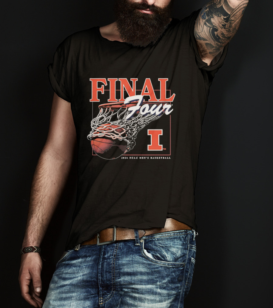 Illinois Final Four 2026 Men's Basketball NCAA March Madness T-Shirt